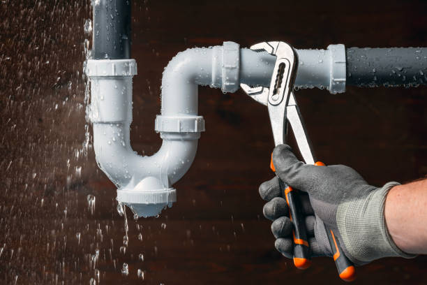Professional Emergency Plumber technician working in De Witt, IA
